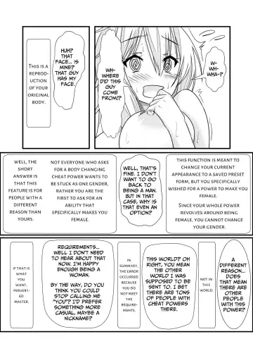 [Nakayoshi] Nyotaika Cheat ga Souzou Ijou ni Bannou Sugita Sono 1 | The Becoming Female Cheat is Way Too Versatile Part 1 Fhentai.net - Page 20