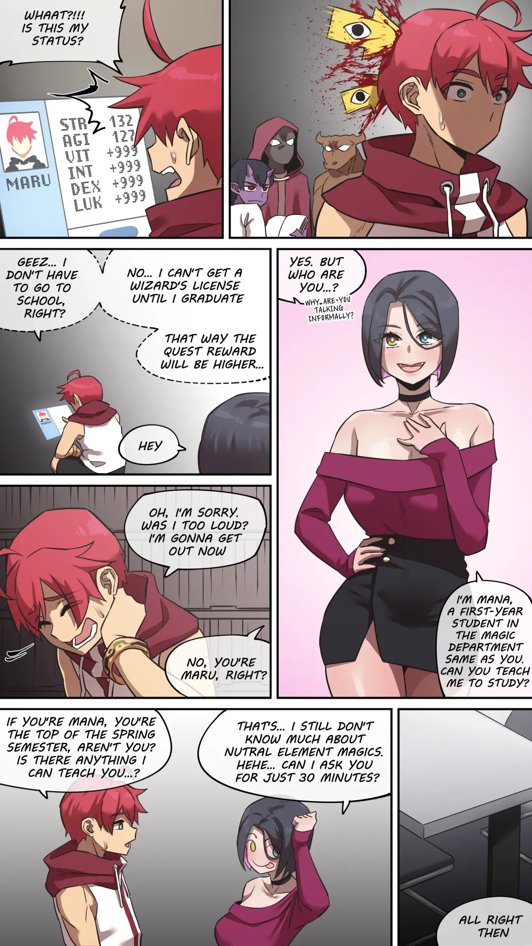 [Akaimelon] Maru H 04 Mana The Apprentice Witch Fhentai - Page 9
