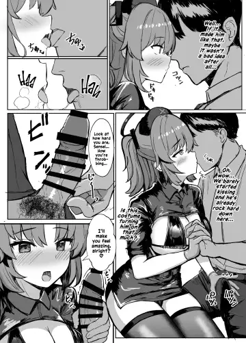 [Kumasaku Tamizou] Yuuka ni Onegai!! Cosplay Ecchi | Please, Yuuka! Fuck Me in Cosplay! Fhentai - Page 5