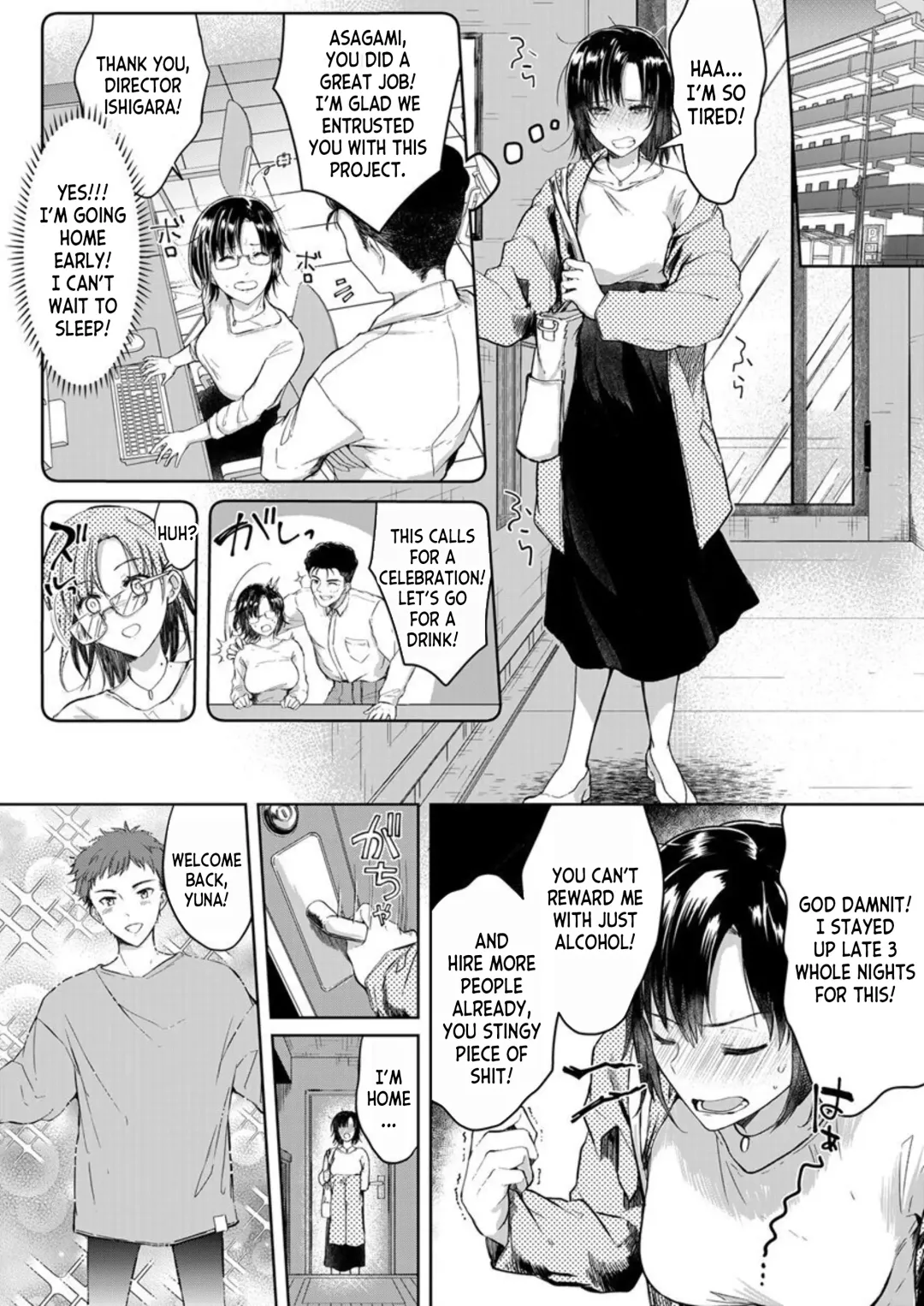 [Satou Ichito] Kekkon Majika no Misoji OL , Deisui Shite Kitaku go Soku Sex Shita Aite wa Rinjin Deshita!? 1 | A 30 Year Old Office Lady on the Verge of Marriage Comes Home Intoxicated, and has Sex with her Neighbor! 1 Fhentai - Page 3