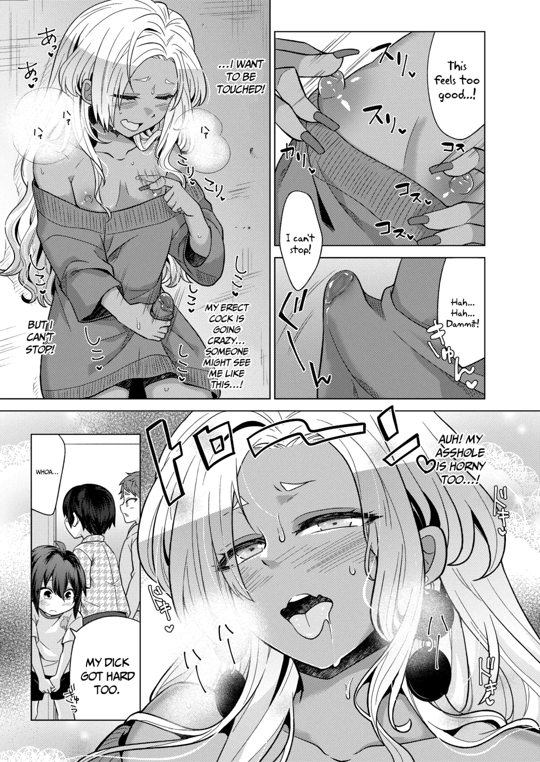 [Knsk] Josou Gal Otoko-kun ni Appli de Ecchi na Itazura Shite Mita 2 |  I Tried To Play Naughty Pranks On a Gal Crossdresser Using an App 2 Fhentai - Page 9