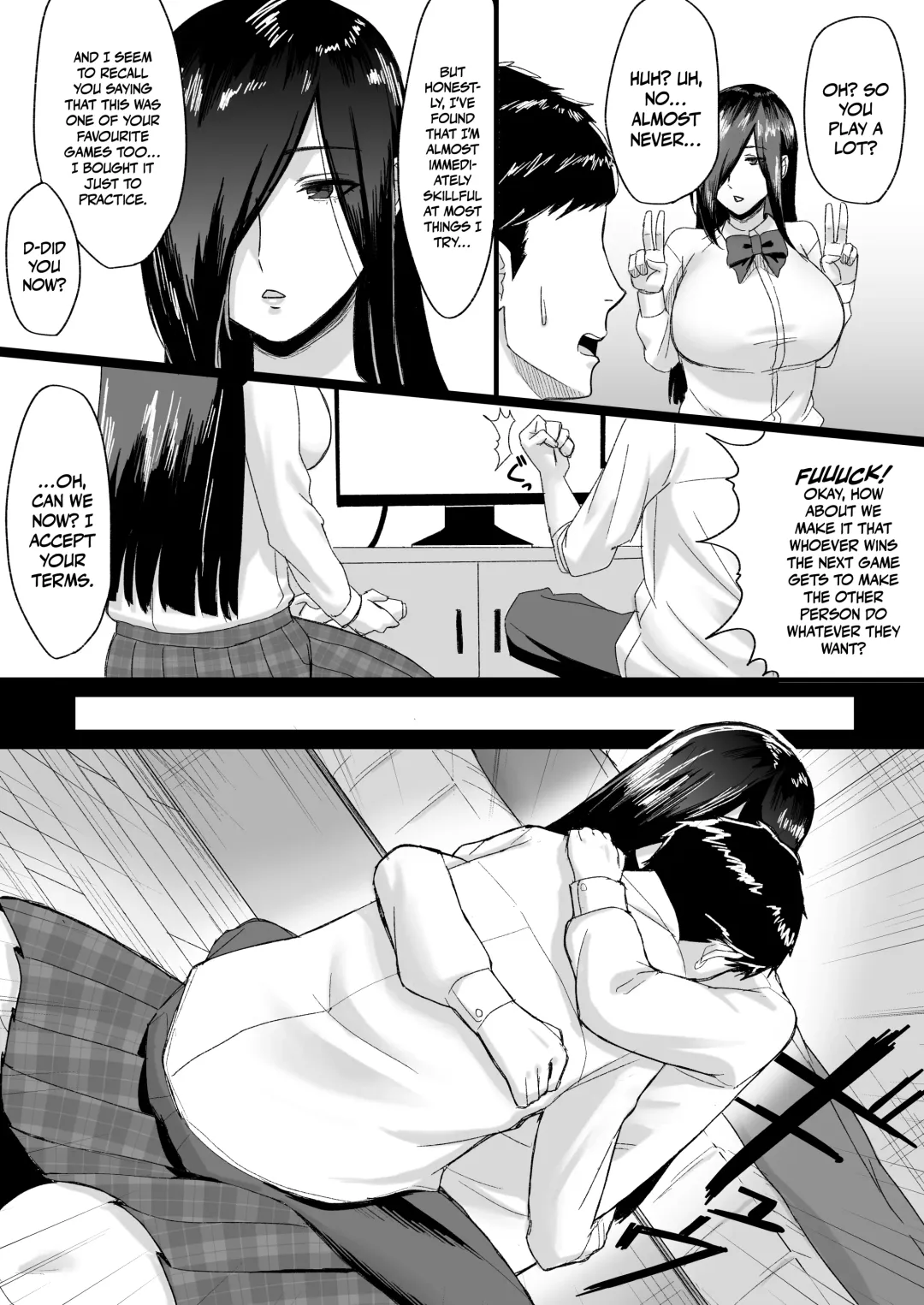 Choushin Cool-kei Kouhai ni Seiteki ni Semarareru Hanashi | Pressed For Sex By My Tall Aloof Kouhai Fhentai - Page 6