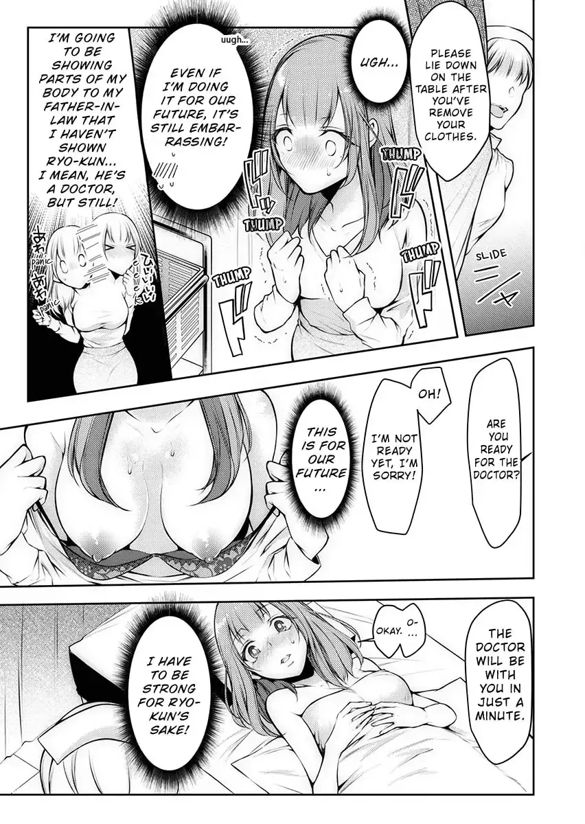 [Kuroseimu] "Shinsatsuchuu ni Iccha Dame...!" Gifu ni Oku made ne Ttori Mirarete 1 | I Shouldn't Cum At The Doctor's! My Father-In-Law Explores The Deepest Part Of Me 1 Fhentai - Page 10
