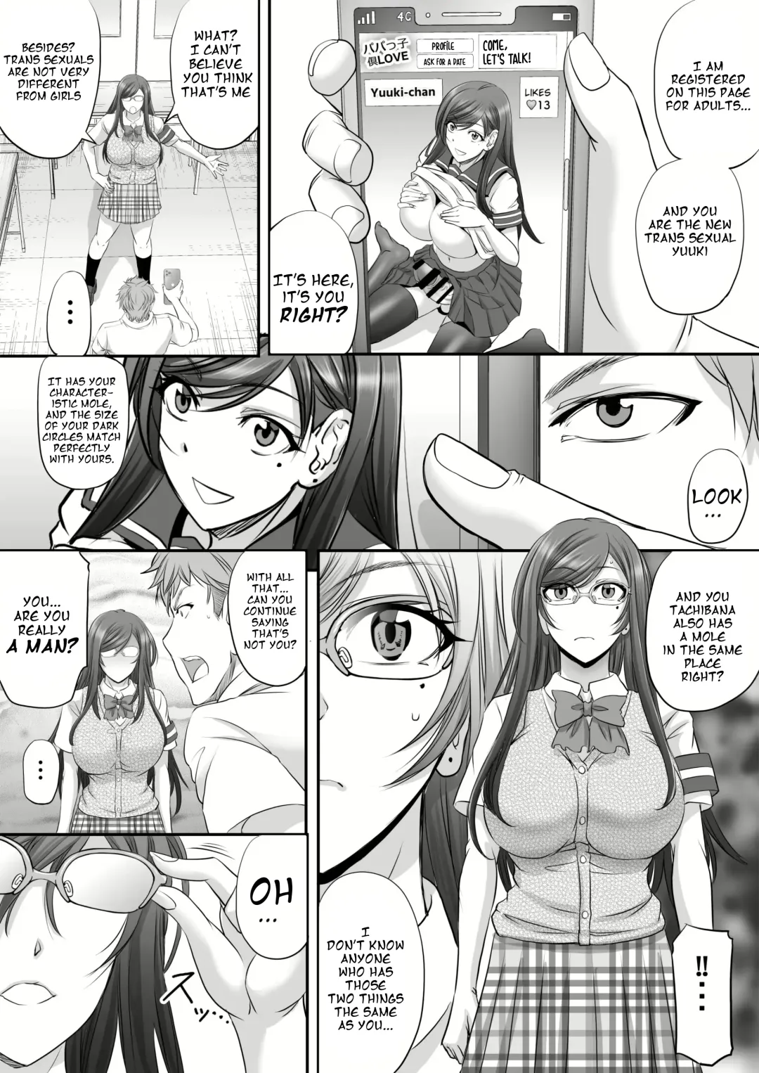 [Kikuichi Monji] Papakatsu Shemale Ga Kanojo Ni Naru Made Fhentai - Page 4