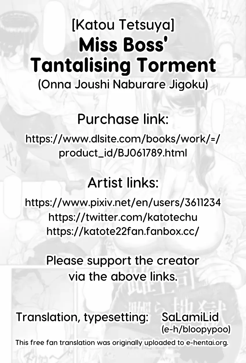 [Katou Tetsuya] Onna Joushi Naburare Jigoku | Miss Boss' Tantalising Torment Fhentai - Page 21