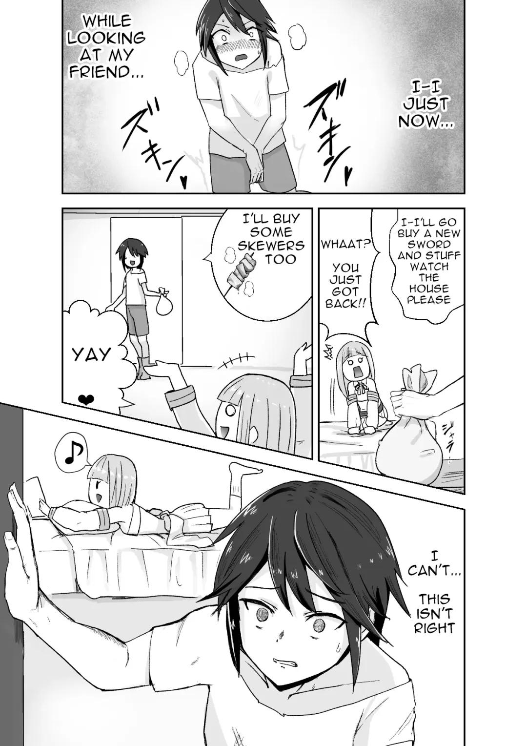 [Aibiki Mabo] Succubus ni Haiboku Shite Chitchana Teisobi o Tsukerarechau Ohanashi | Story about Losing to a Succubus and Made to Wear Small Chastity Belt Fhentai - Page 20