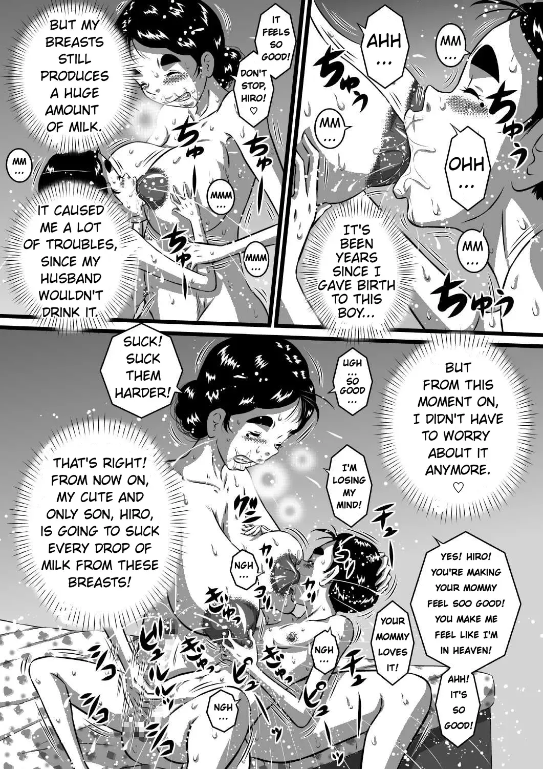[Point Takashi] Itoshii Musuko ni Segamarete... Bakunyuu Inbo... Yoshie | My Beloved Son Begged Me Fhentai - Page 15