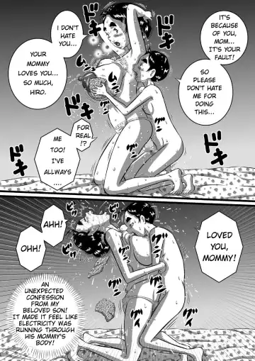 [Point Takashi] Itoshii Musuko ni Segamarete... Bakunyuu Inbo... Yoshie | My Beloved Son Begged Me Fhentai.net - Page 13