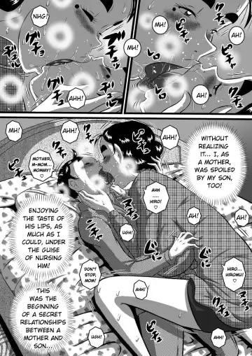 [Point Takashi] Itoshii Musuko ni Segamarete... Bakunyuu Inbo... Yoshie | My Beloved Son Begged Me Fhentai.net - Page 8