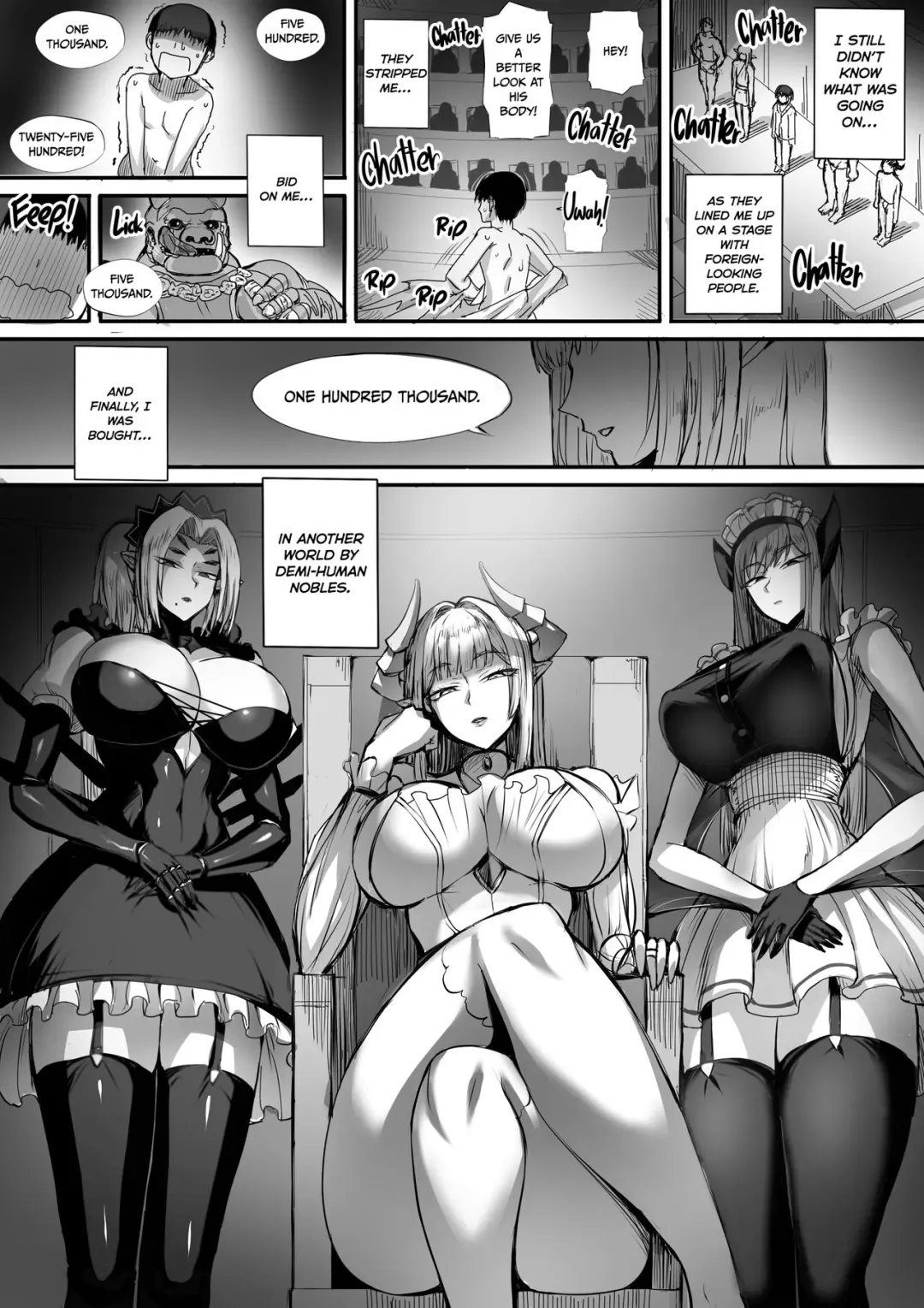 Serving Noble Titty Monsters (uncensored) Fhentai - Page 3