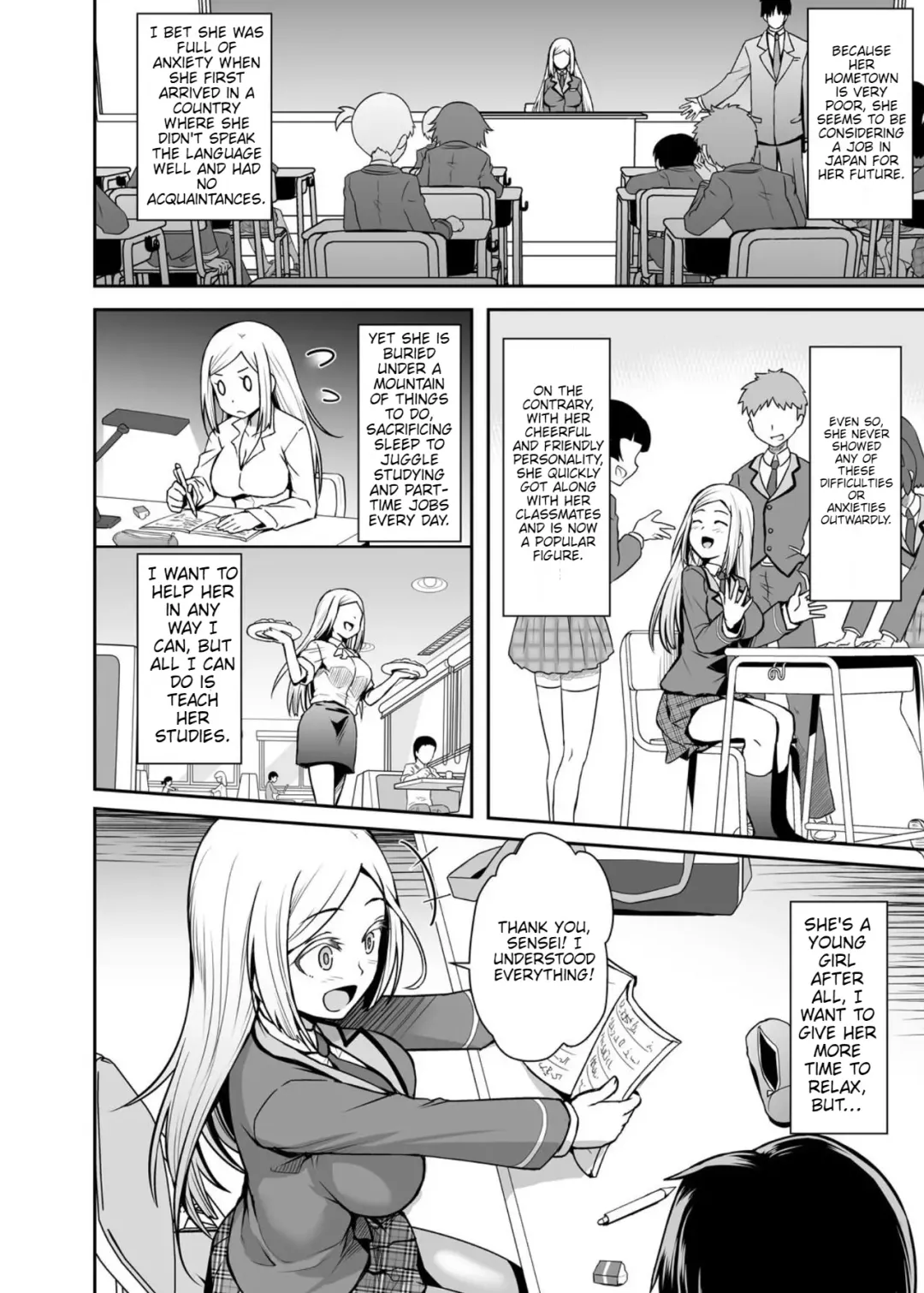 [Misao] Gokujou Kinpatsu Ryuugakusei to H na Kokusai Kouryuu Shichaimashita. Fhentai - Page 3