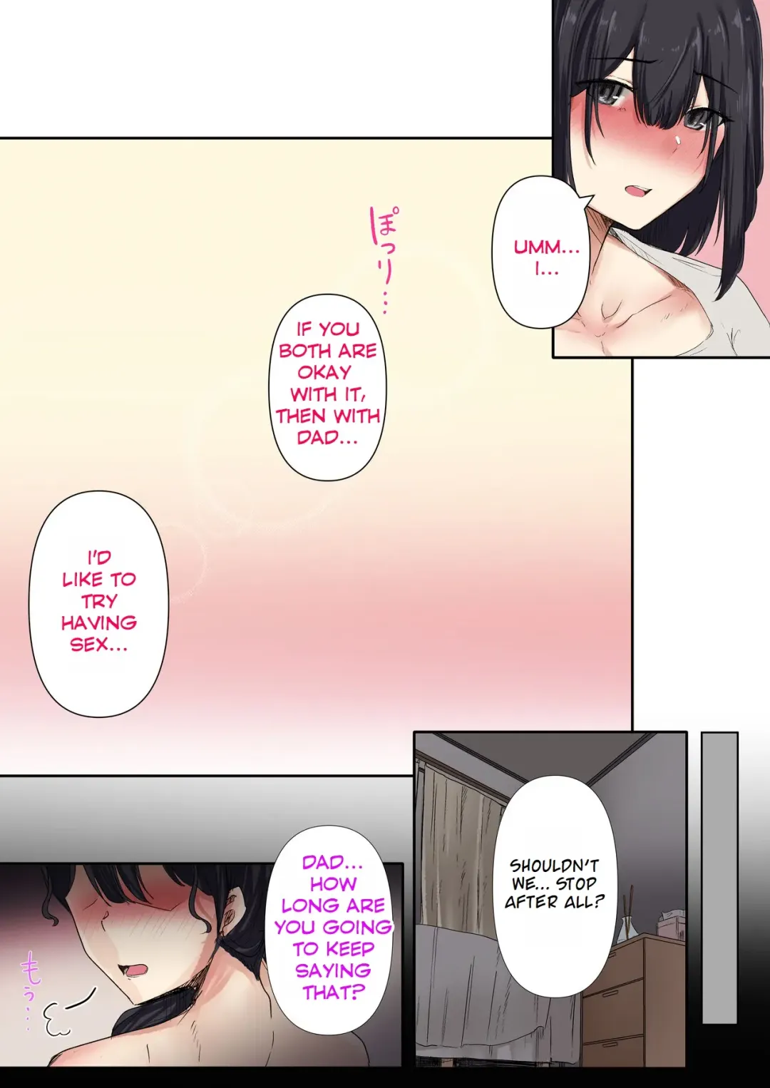 [Kanikoro] Otou-san to Sex Shitara Dame desu ka? | Is it wrong to have sex with my dad? Fhentai - Page 21