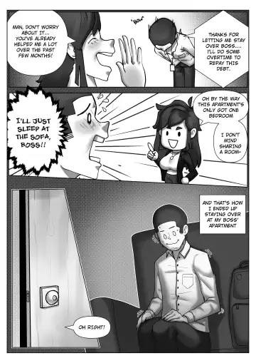 Forced To Stay The Night At My Ridiculously Busty Boss's Apartment Where She Took My Virginity And We Had Sex For The Whole Weekend Until We Arrived For Work Late In Monday Fhentai - Page 3