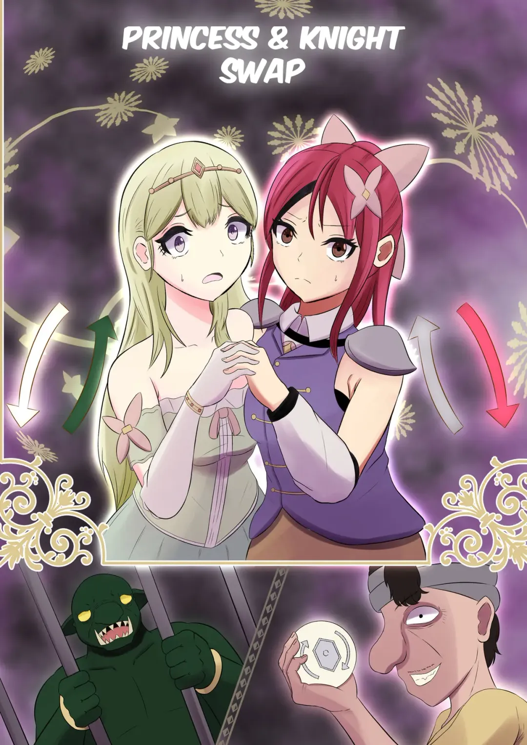 [Zaregoto Hituji] Hime to Kishi wa Nukarumi ni Kawaru | Princess And Knight Replaced Fhentai - Page 1