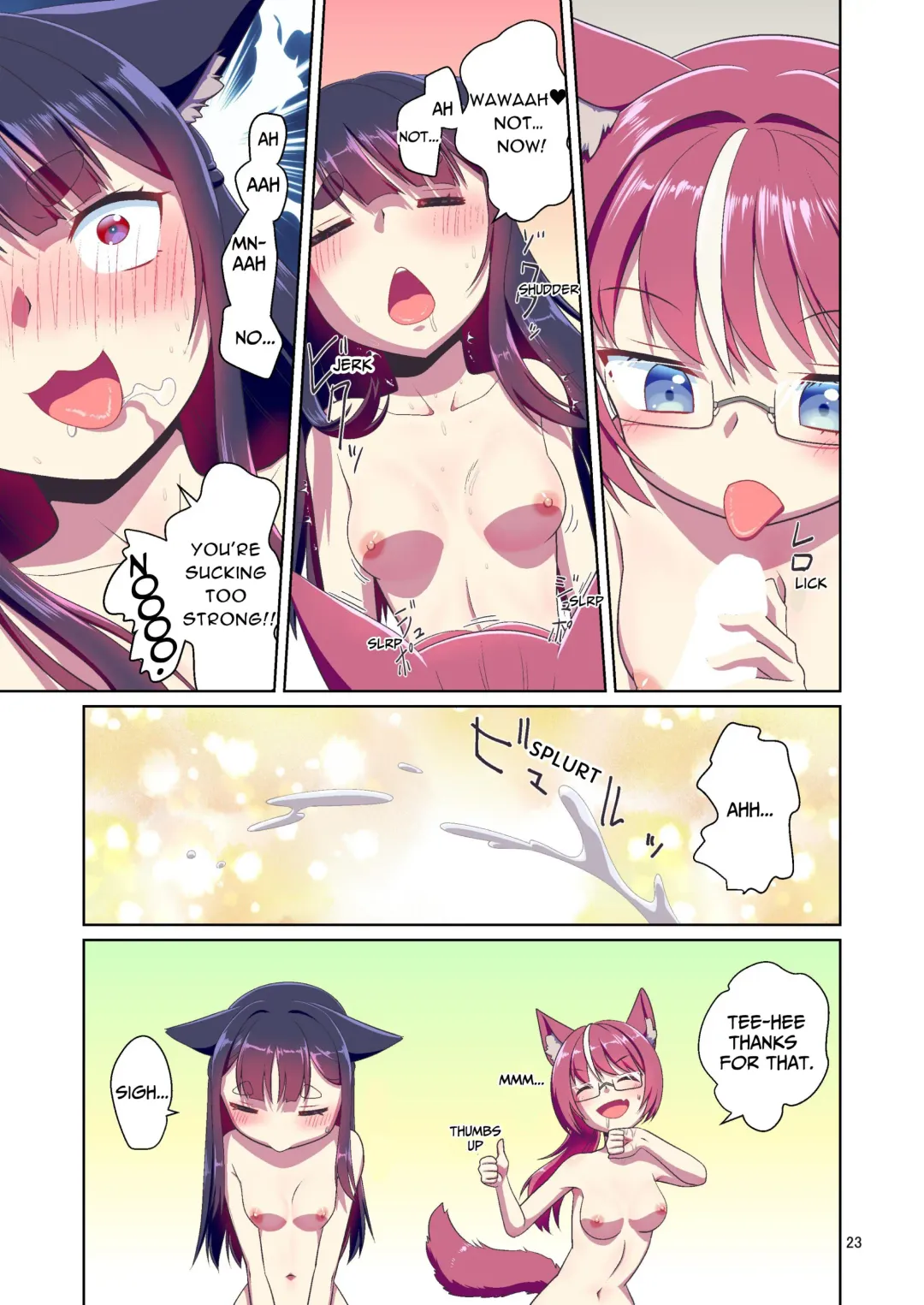 [Fumotono Mikoto] Me ga Sametara Kemomimi Shoujo ni Natteita Ohanashi 2 | When I Awoke I Had Become An Animal Eared Girl 2 Fhentai - Page 23