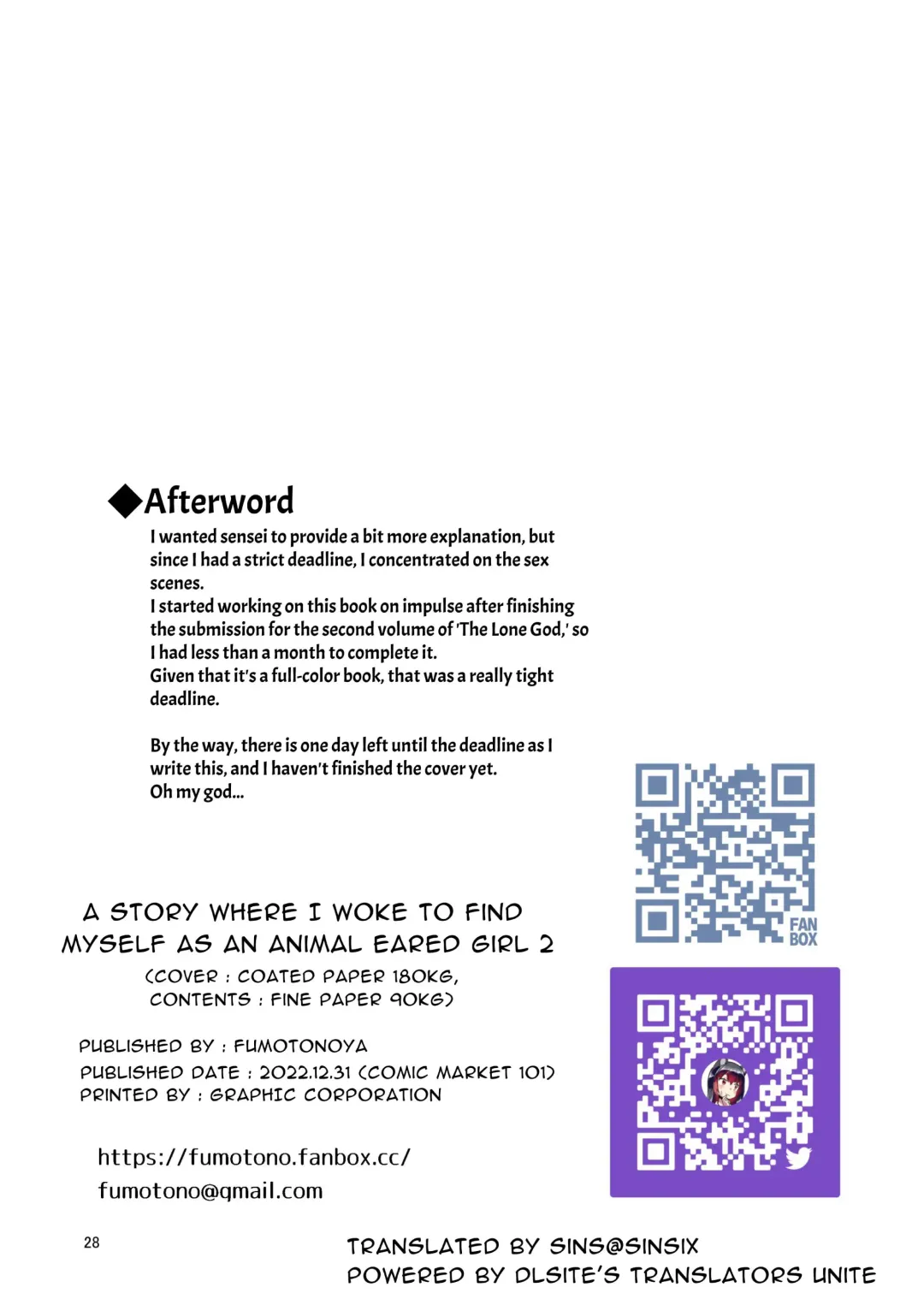 [Fumotono Mikoto] Me ga Sametara Kemomimi Shoujo ni Natteita Ohanashi 2 | When I Awoke I Had Become An Animal Eared Girl 2 Fhentai - Page 28