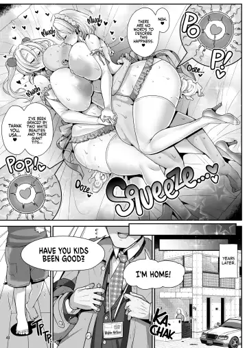 [Bukatsu] H Daisuki Kinpatsu Hakujin Bakunyuu Ryuugakusei ga Tonari no Heya ni Hikkoshite Kita!! 3 ~ | A Nymphomaniac Blonde Exchange Student with Gigantic Tits Moved in Next Door!! 3 (decensored) Fhentai.net - Page 43