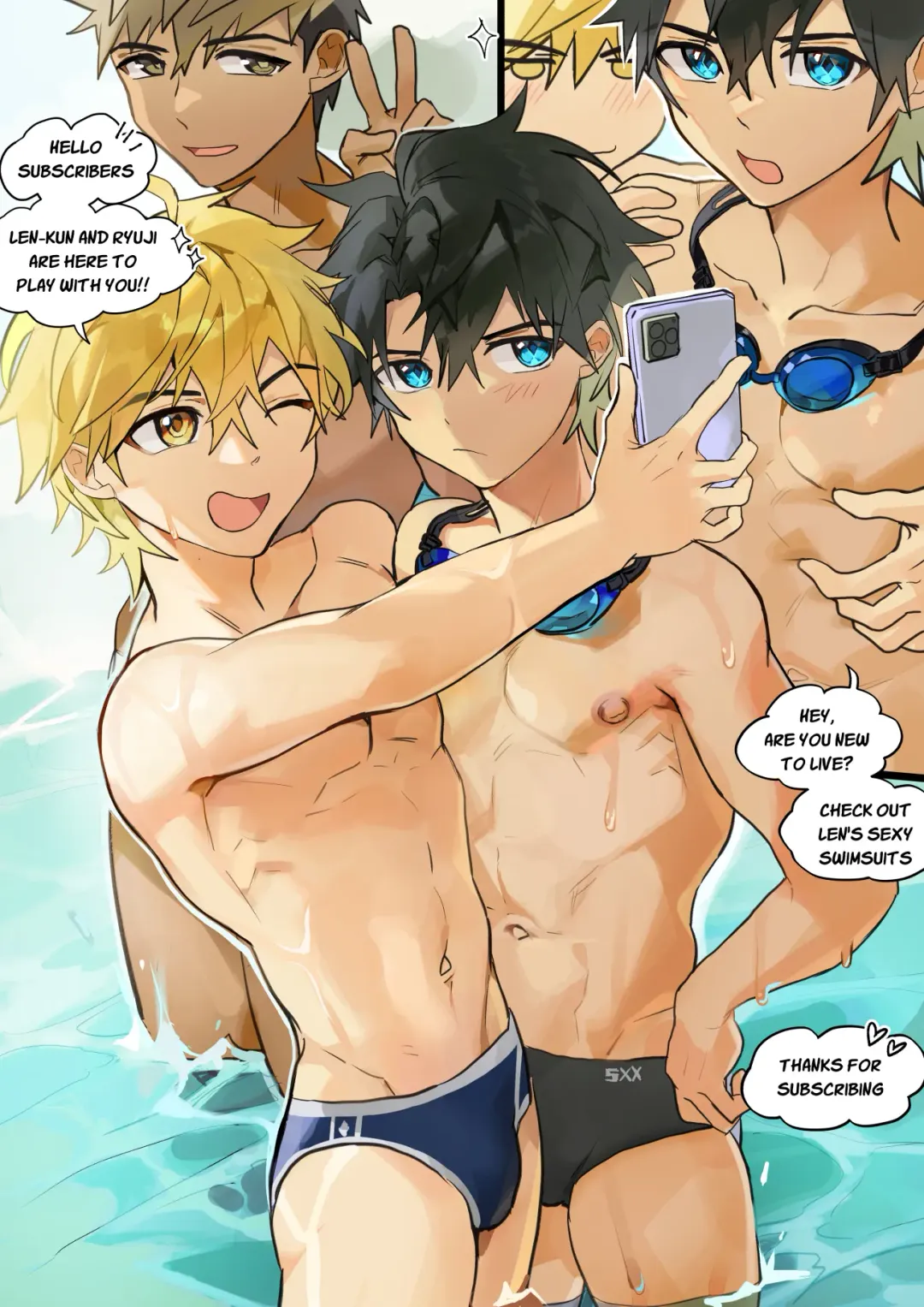 [Takk] Pochi On Live! Fhentai - Page 1