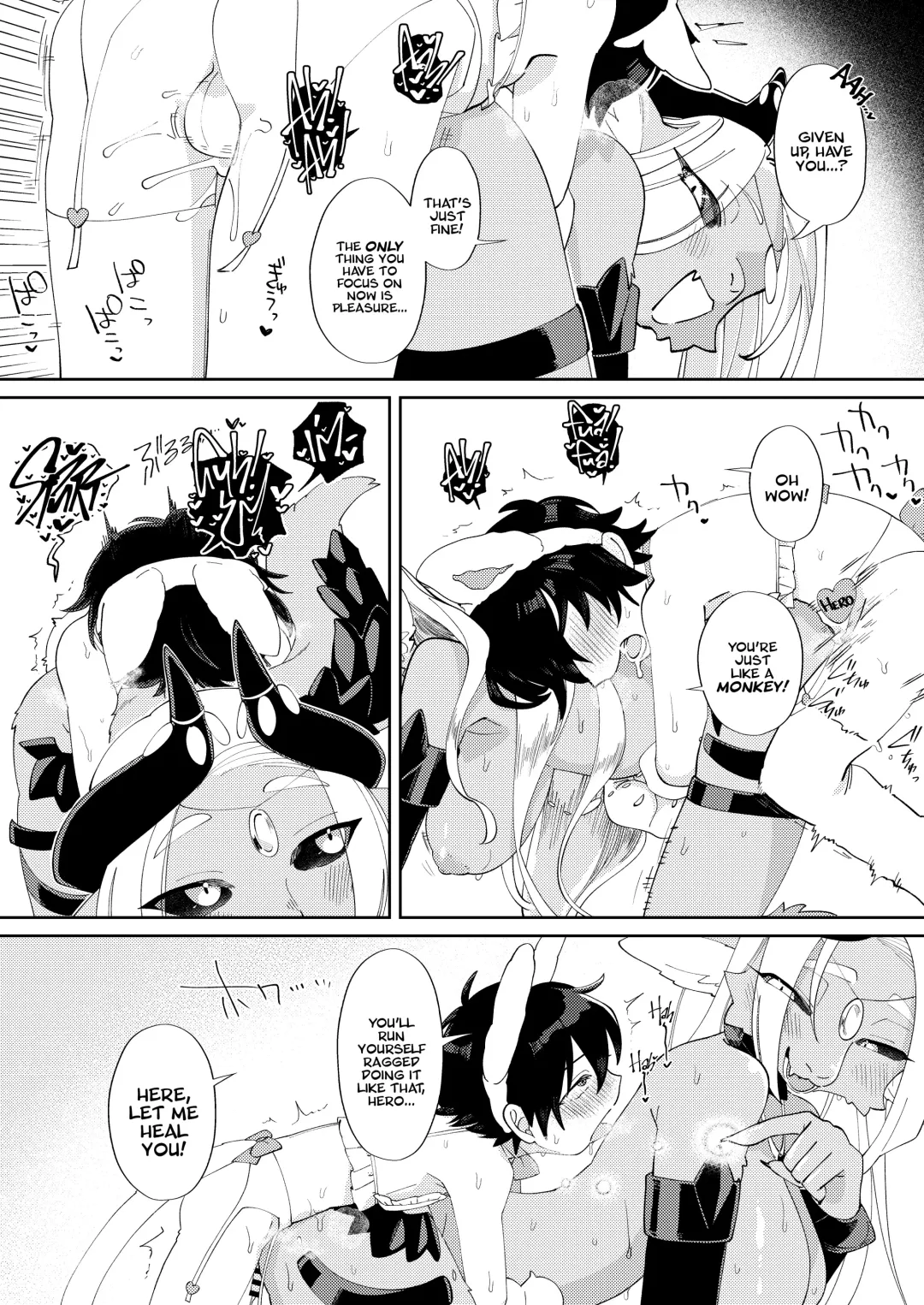 [Tanutan] Muteki no Maou dakara Yuusha kara Chikara wo Suitotte Kainarasu | The Demon Queen Was Invincible So The Hero Got All His Power Sucked From Him & Ended Up As Her Pet! Fhentai - Page 30