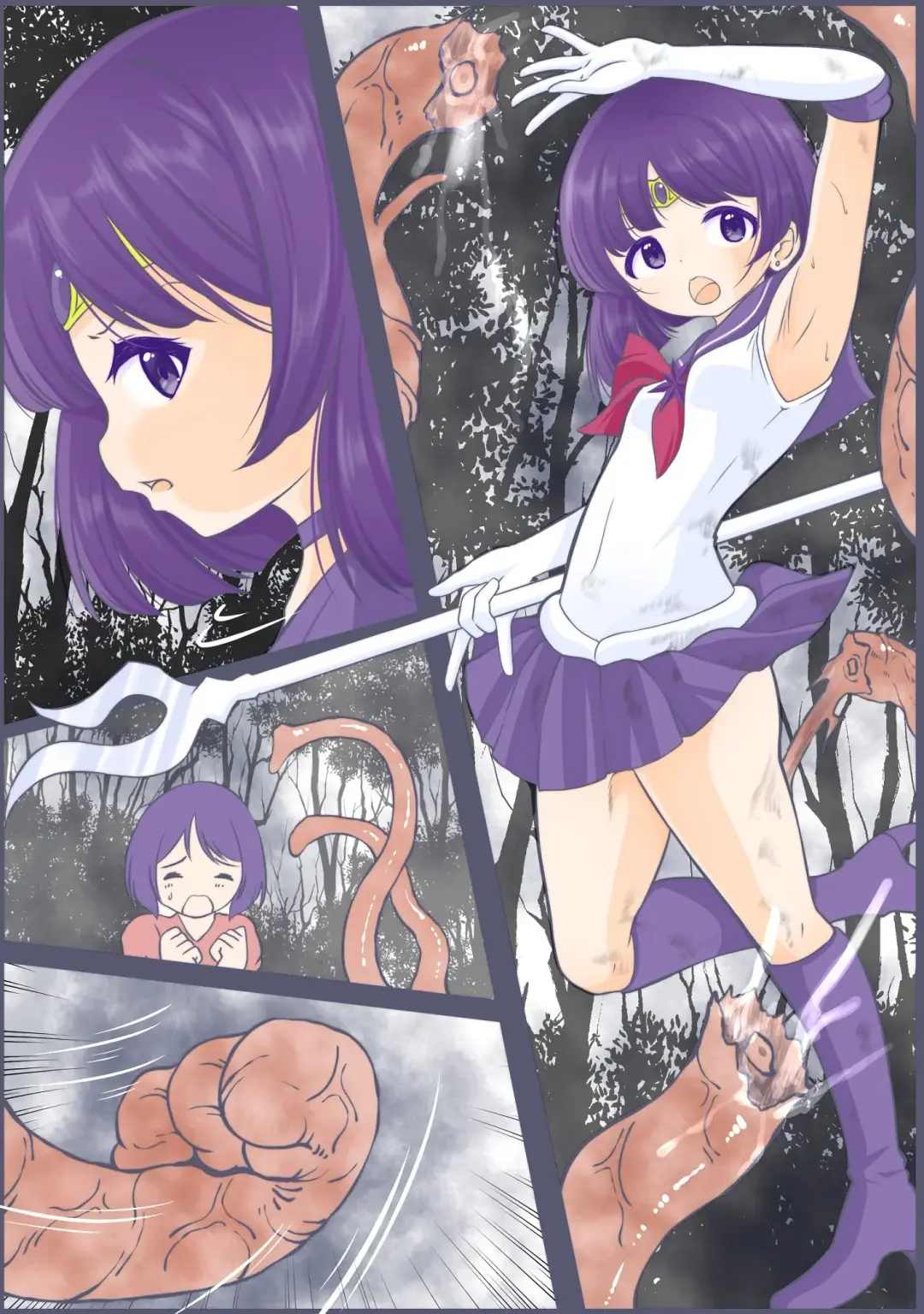 [Yoihoshi Hikari] Sexy Saturn is punched and an egg is implanted in her vagina. Fhentai - Page 8