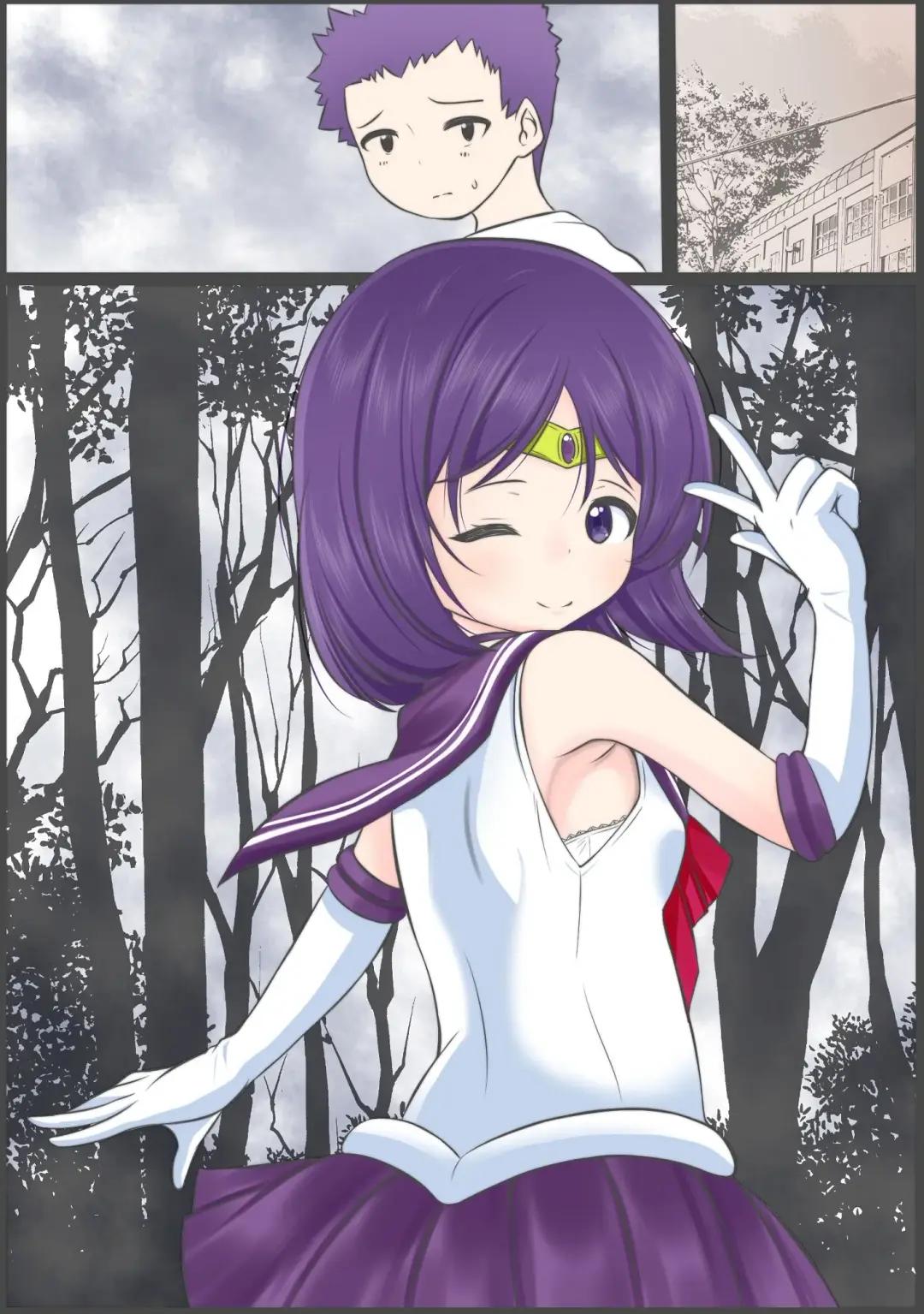 [Yoihoshi Hikari] Sexy Saturn is grabbed, stabbed with a sword, and raped just like the rape scene in the movie Jean d'Arc. Fhentai - Page 22