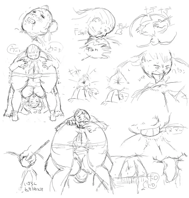 [Hyou] Anguish Battle (Street Fighter / King of fighters ) + site sketches Fhentai - Page 71