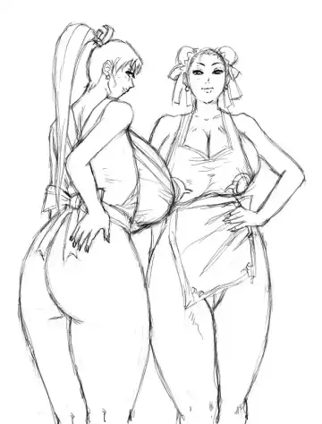 [Hyou] Anguish Battle (Street Fighter / King of fighters ) + site sketches Fhentai - Page 43