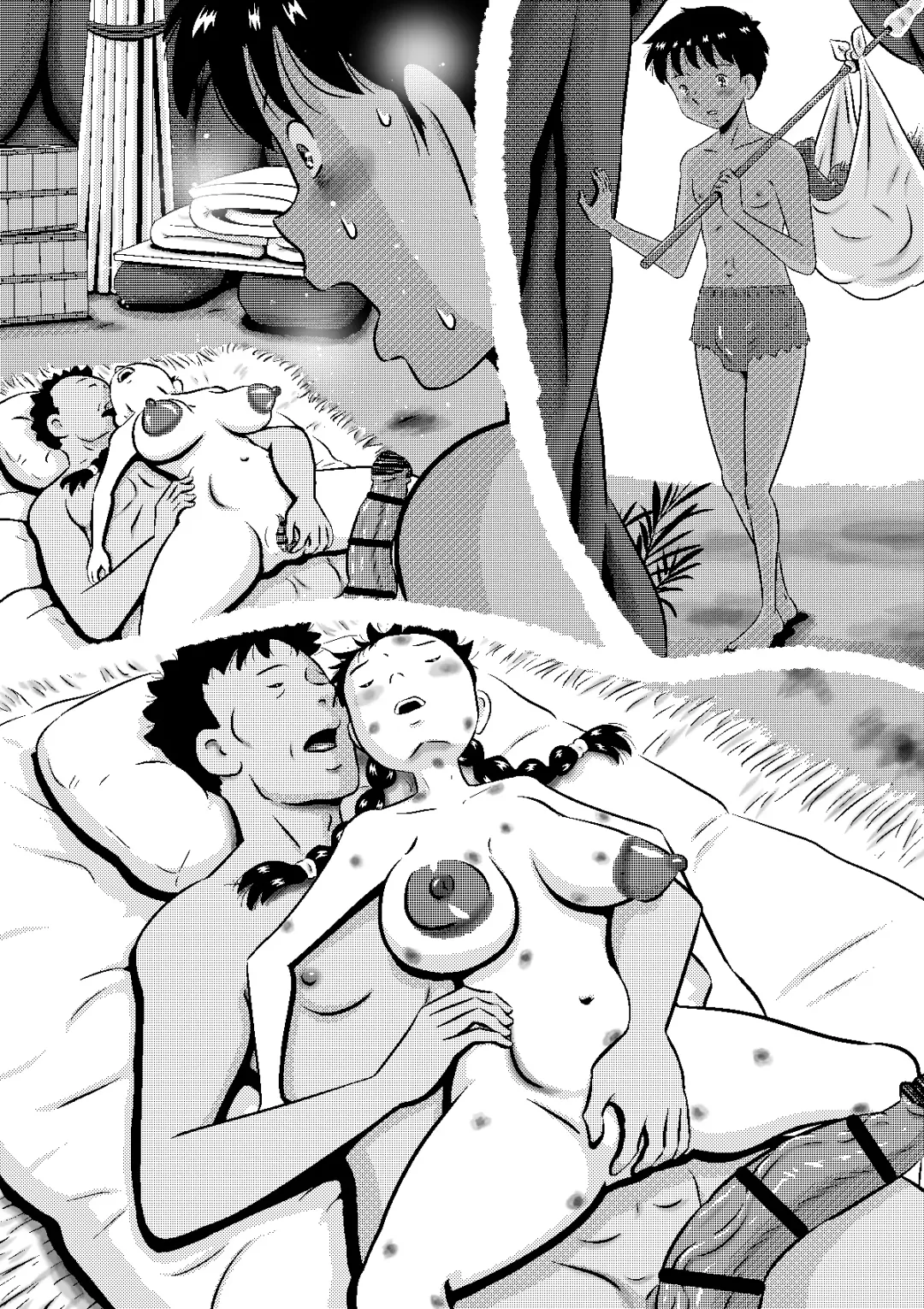 [Point Takashi] Yumika no Mujintou Seikatsu Yumika no Chibusa wa Futari o Madowasu Fhentai - Page 73