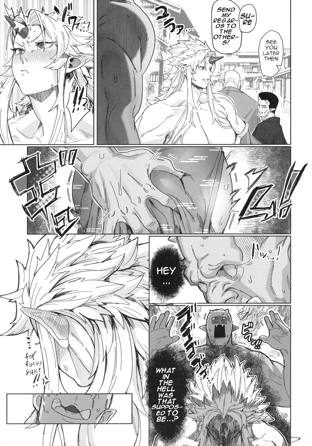 [Kugara] Yuugi Nee-san to Orc ga Kunzu Hoguretsu 2 | Yuugi Locked In A Grapple With An Orc 2 Fhentai - Page 5