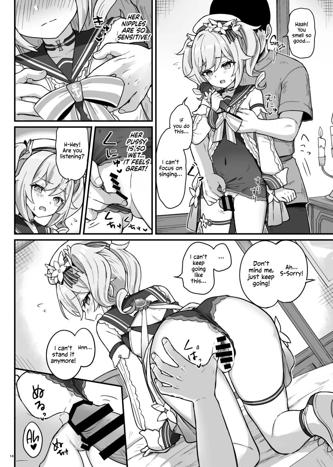 [Momosawa] Barbara-chan ga Ecchi na Chiryou o Shite kureru Hon | Barbara's Sexual Treatment Fhentai - Page 15