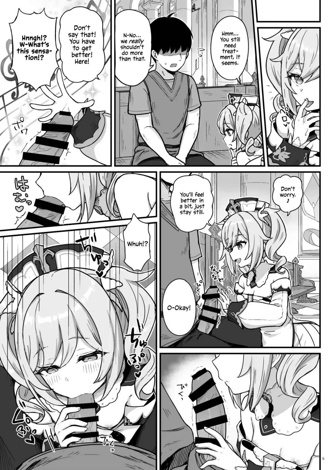 [Momosawa] Barbara-chan ga Ecchi na Chiryou o Shite kureru Hon | Barbara's Sexual Treatment Fhentai - Page 6