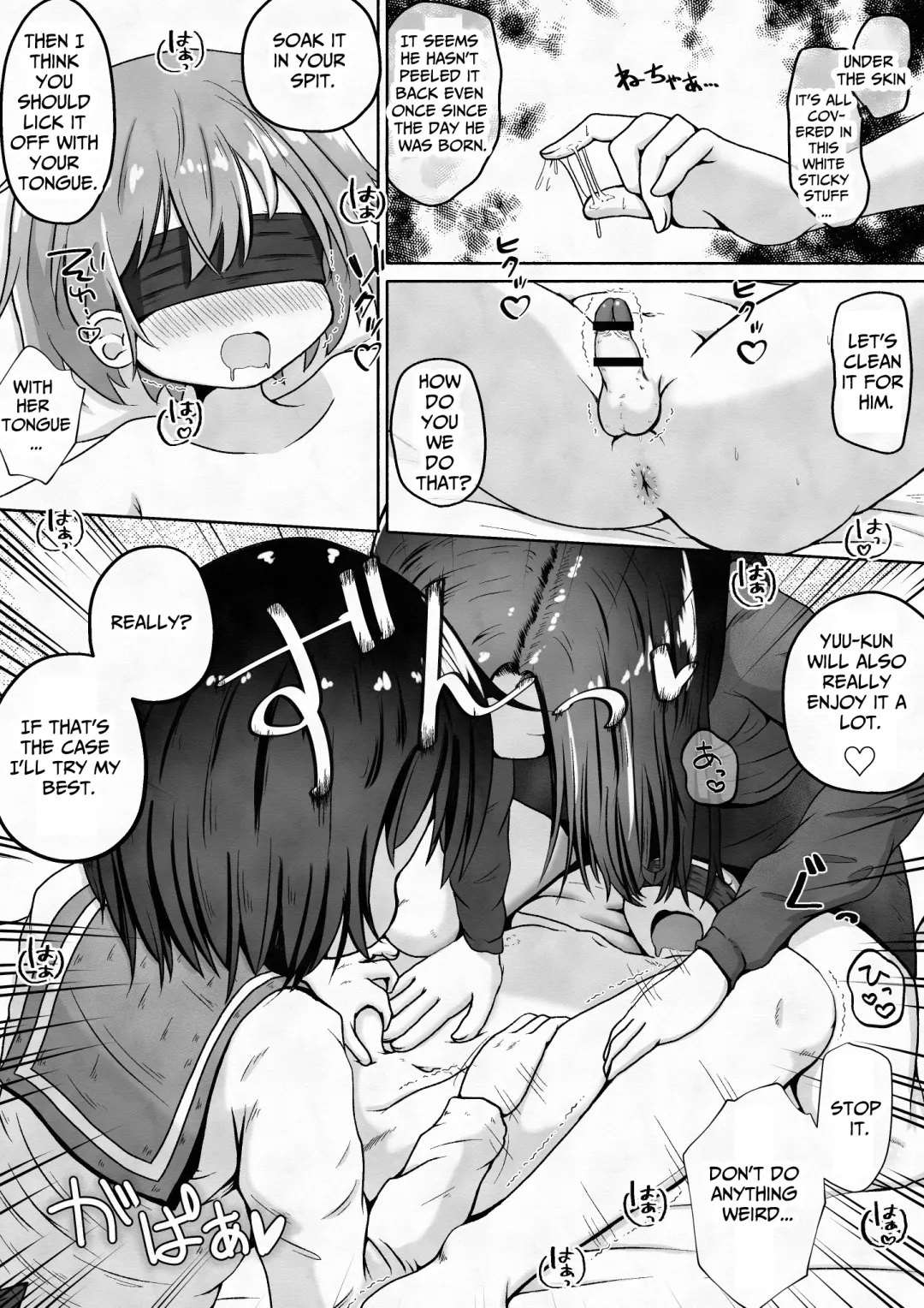 [Neko Daifuku] Otoko no Ko ga Osananajimi no Shimai ni Kairaku Choukyou Saserareru Ohanashi | Pleasure Training By Two Sisters Fhentai - Page 10