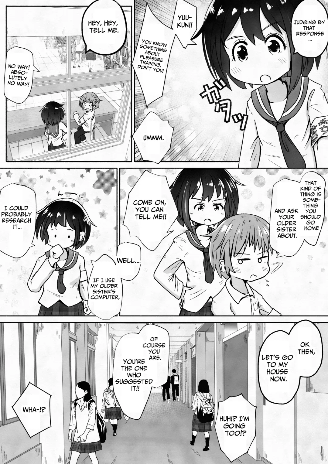 [Neko Daifuku] Otoko no Ko ga Osananajimi no Shimai ni Kairaku Choukyou Saserareru Ohanashi | Pleasure Training By Two Sisters Fhentai - Page 3