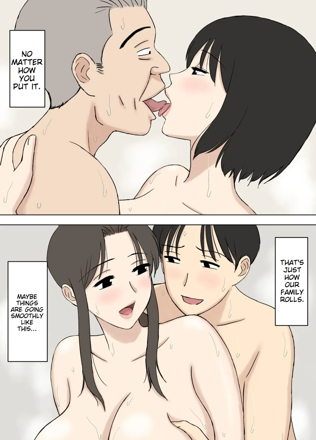 [Urakan] Tsuma ga Ore no Oyaji to Issho ni Furo ni Haitte irun daga.. 2 | My wife is taking a bath with my dad 2 Fhentai - Page 30