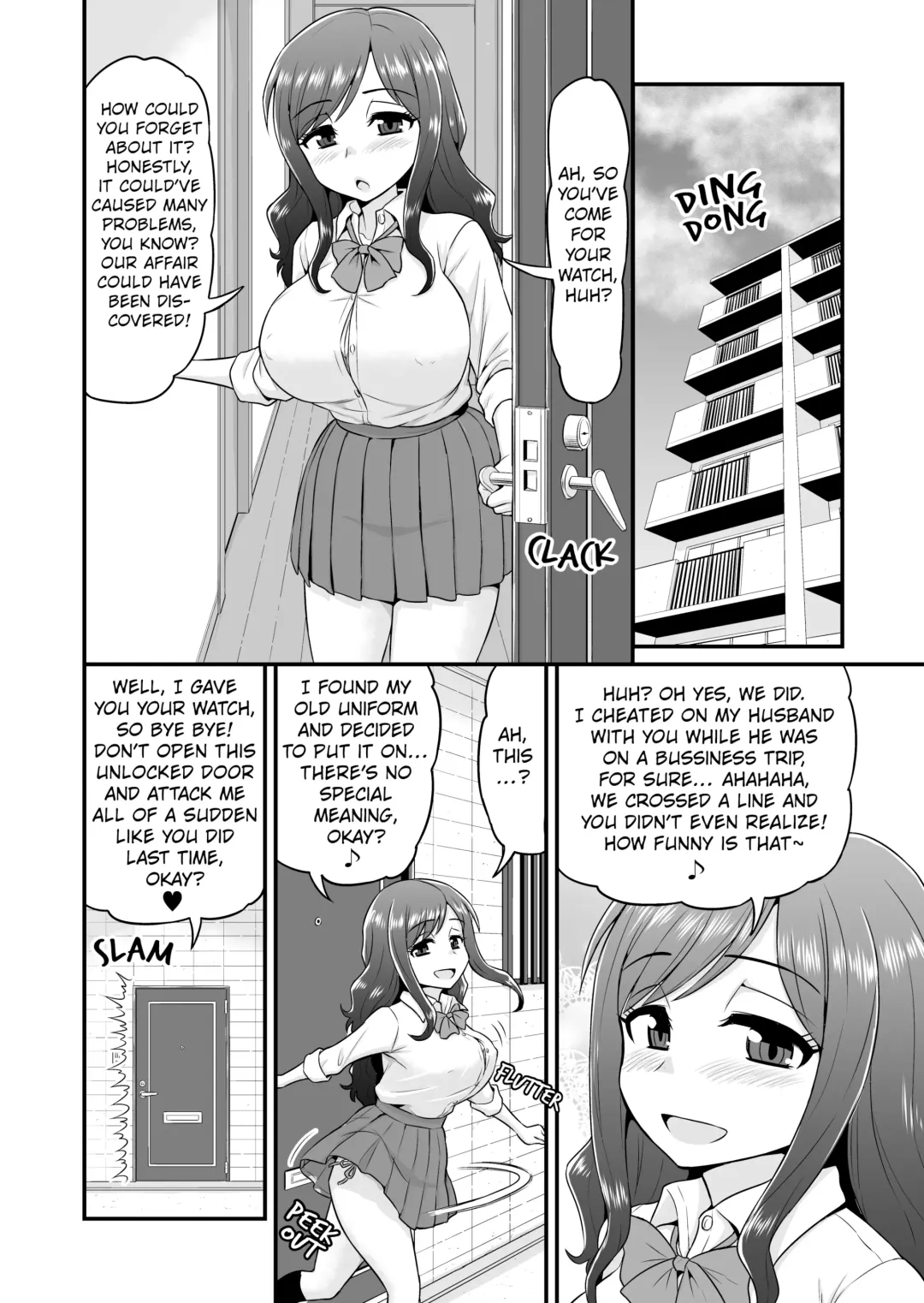[Gachonjirou] Uwaki Hitozuma Nama Nakadashi Ottori Seiso Kakure Inran Hitozuma to Okute Dotei Otaku-kun | A Cheating Housewife's Raw Creampie (decensored) Fhentai - Page 15