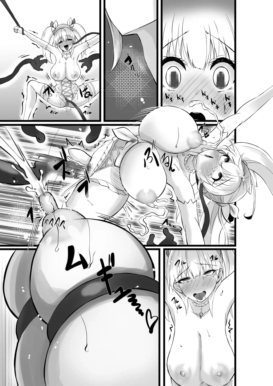 Mahou Shoujo Saint Lily Shinshoku ~Mahou Shoujo ga Ecchi na Teki ni Haiboku Shite Akuochi Kaijin-ka Suru Made~ - Magical girl Saint Lily Erosion Fhentai - Page 62