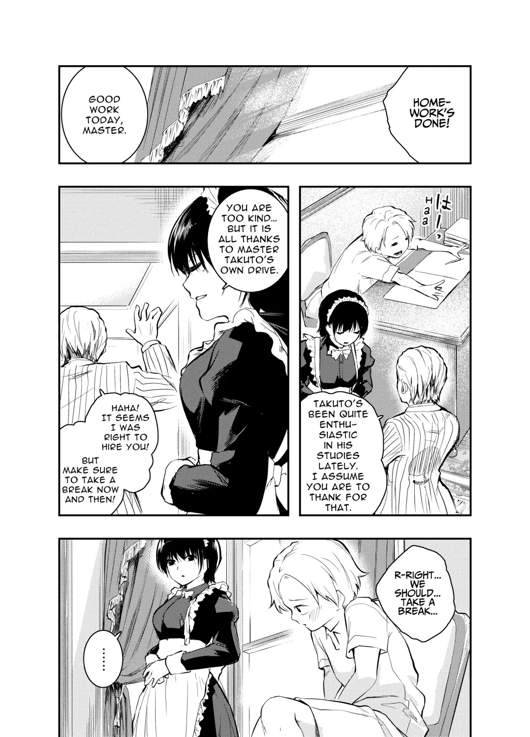 [Hatsuyasumi] Bijin Maid wa Namaiki Shota o Wakaraseru | A Beautiful Maid Teaches a Cheeky Shota a Lesson Fhentai - Page 47