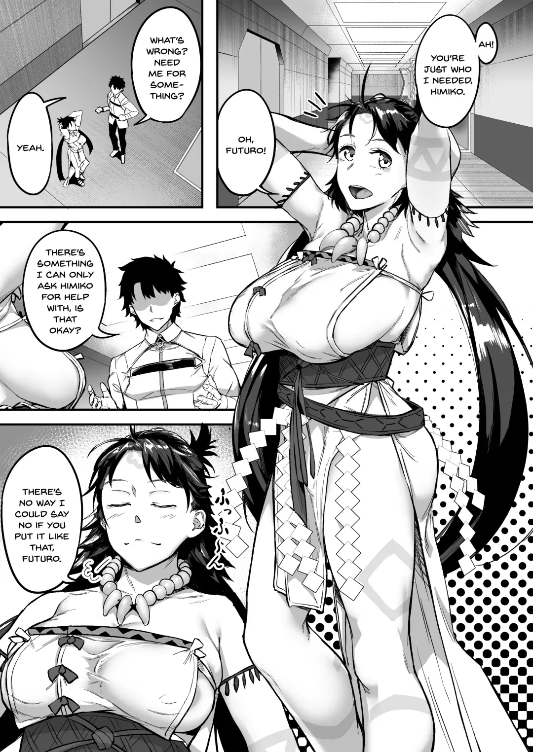 [Inari Bancha] Mirai-kun no Onegai o Kotowarenai Himiko-sama Fhentai - Page 3