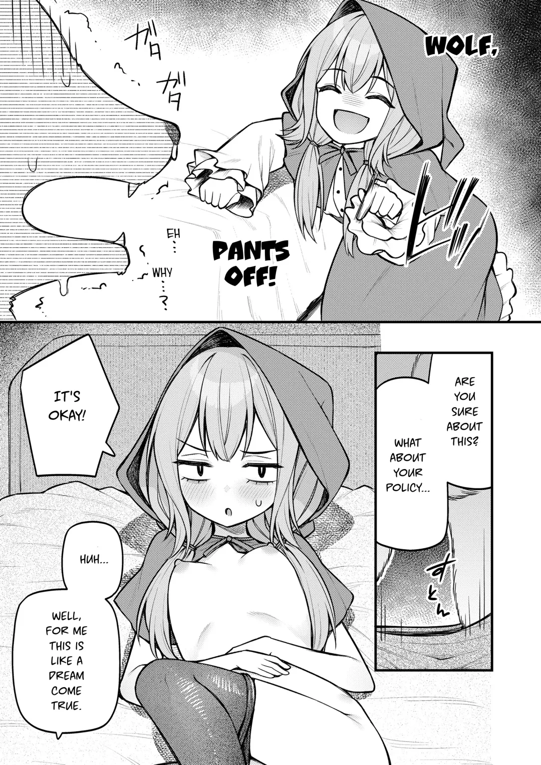 [Binsen] Akazukin to Fujimi no Ookami-san Zenpen | Little Red Riding Hood and the Immortal Wolf Part 1 Fhentai - Page 11