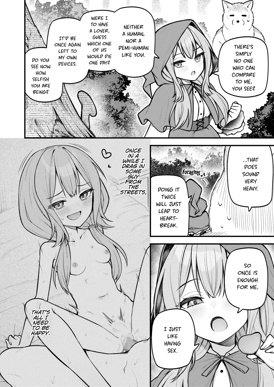 [Binsen] Akazukin to Fujimi no Ookami-san Zenpen | Little Red Riding Hood and the Immortal Wolf Part 1 Fhentai - Page 6