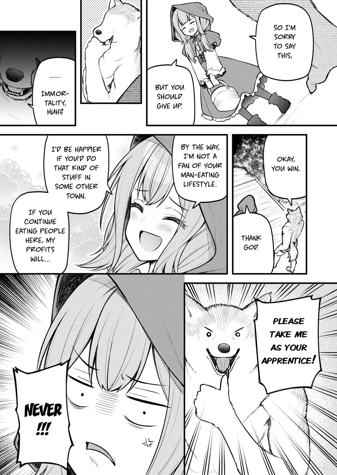 [Binsen] Akazukin to Fujimi no Ookami-san Zenpen | Little Red Riding Hood and the Immortal Wolf Part 1 Fhentai - Page 7