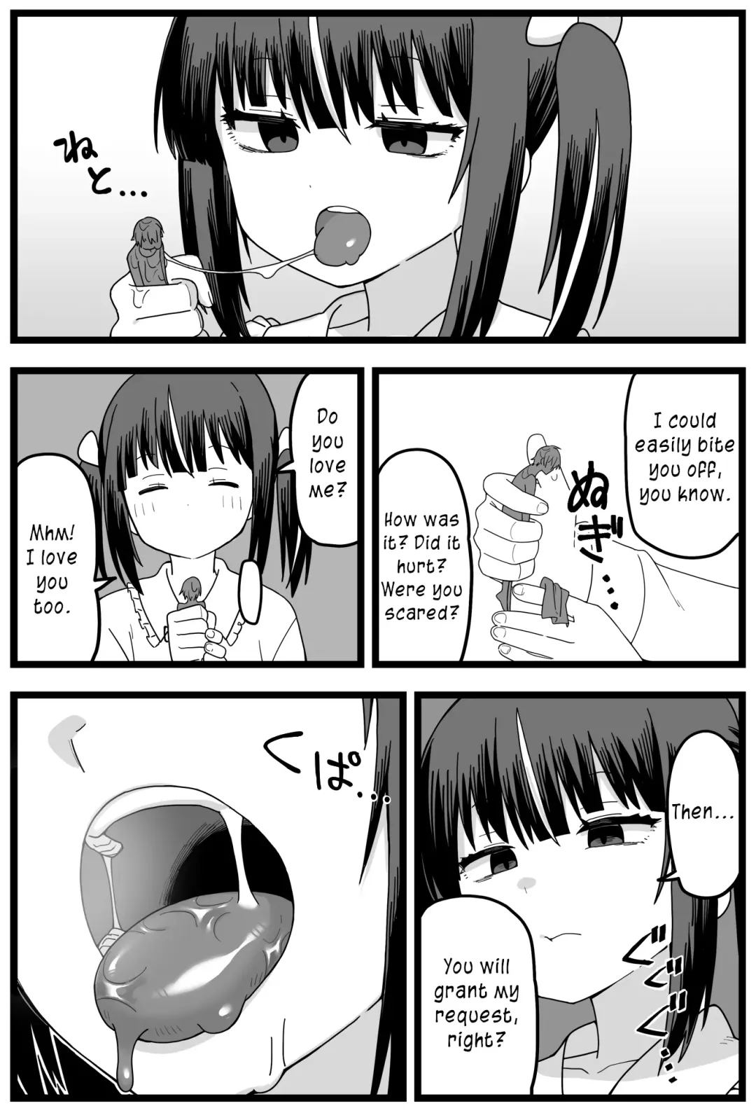 [Shiheki] Uwaki ga Barete Kanojo ni Chiisaku Sarete Taberareru Manga | Caught Cheating, Shrunk, and Eaten by His Girlfriend Fhentai - Page 12