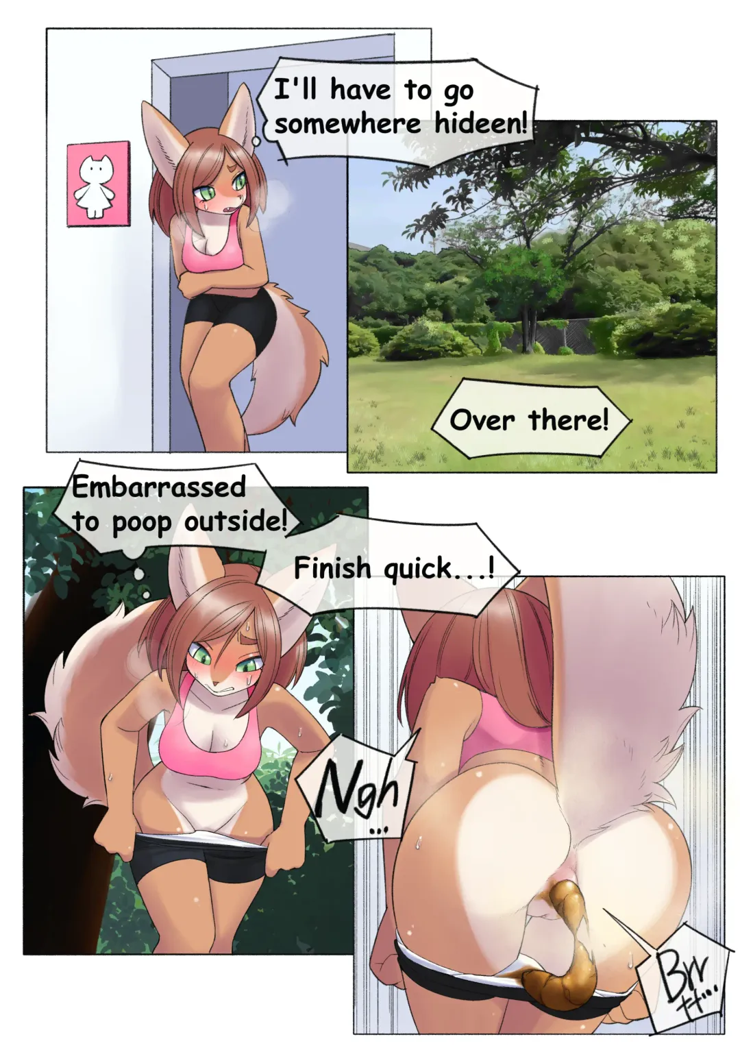 [Uno Usaya] The Urge to Poop while Jogging Fhentai - Page 8