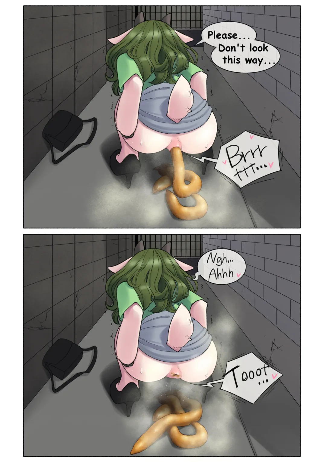 [Uno Usaya] Big Deer Girl Takes Big Poop Fhentai.net - Page 5