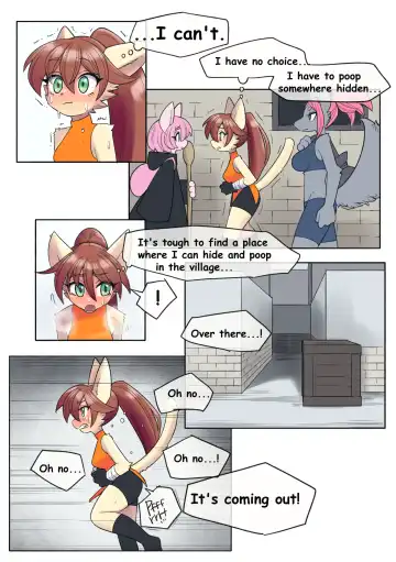 [Uno Usaya] Waiting in Line While Holding her Poop Fhentai.net - Page 9