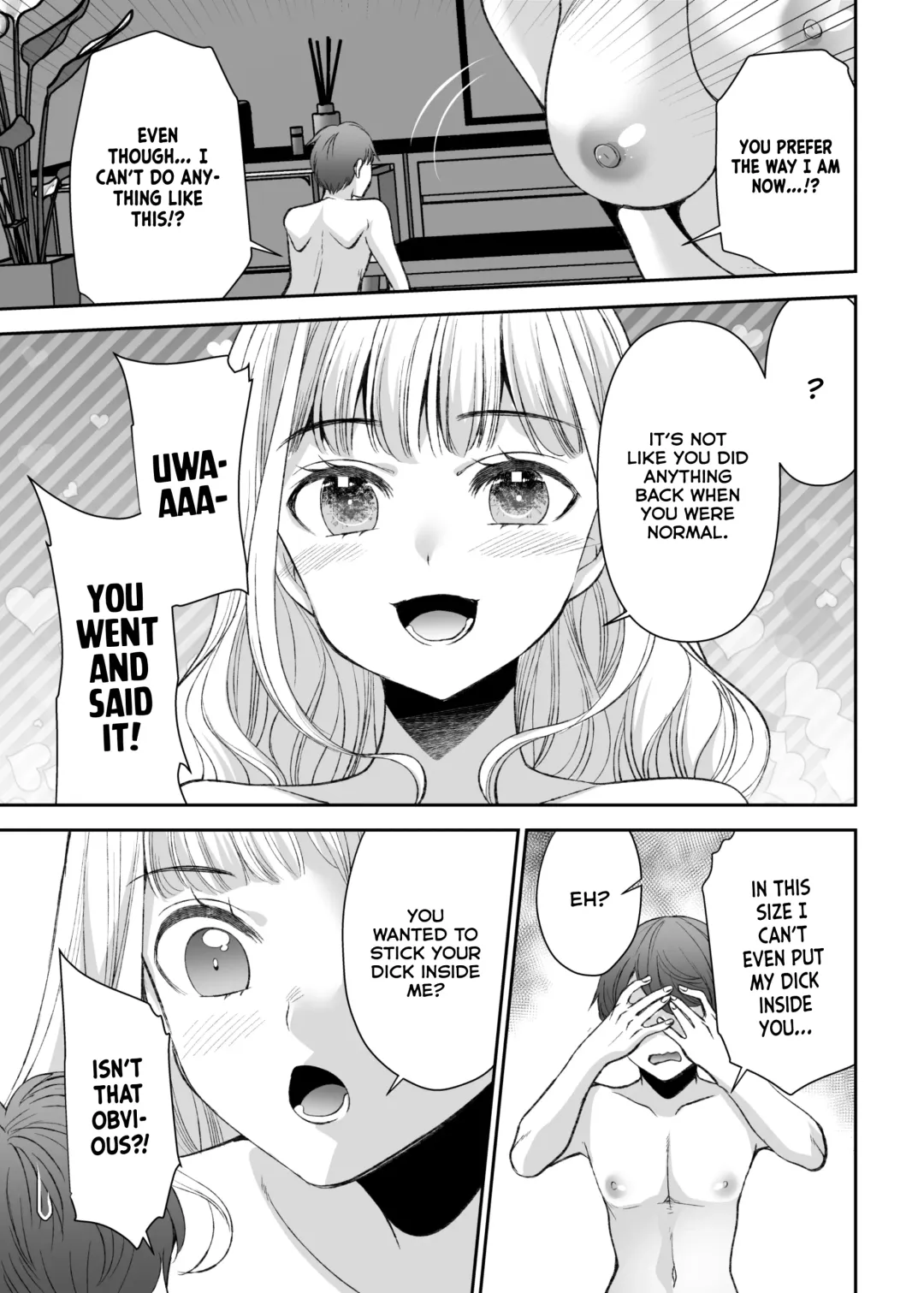 [Sakura Hanatsumi] Ningyou Size no Himo Kareshi ni wa Jiyuu ga Nai | The doll-sized kept boyfriend has no freedom Fhentai.net - Page 57