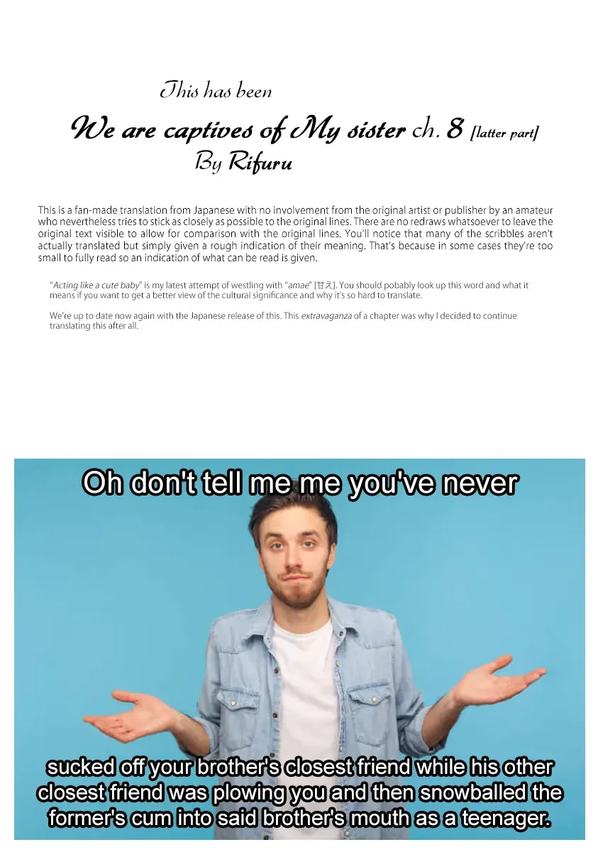 [Rifuru] Boku-tachi wa Onee-chan no Toriko - We are captives of My sister Ch. 8 Kouhen Fhentai - Page 22