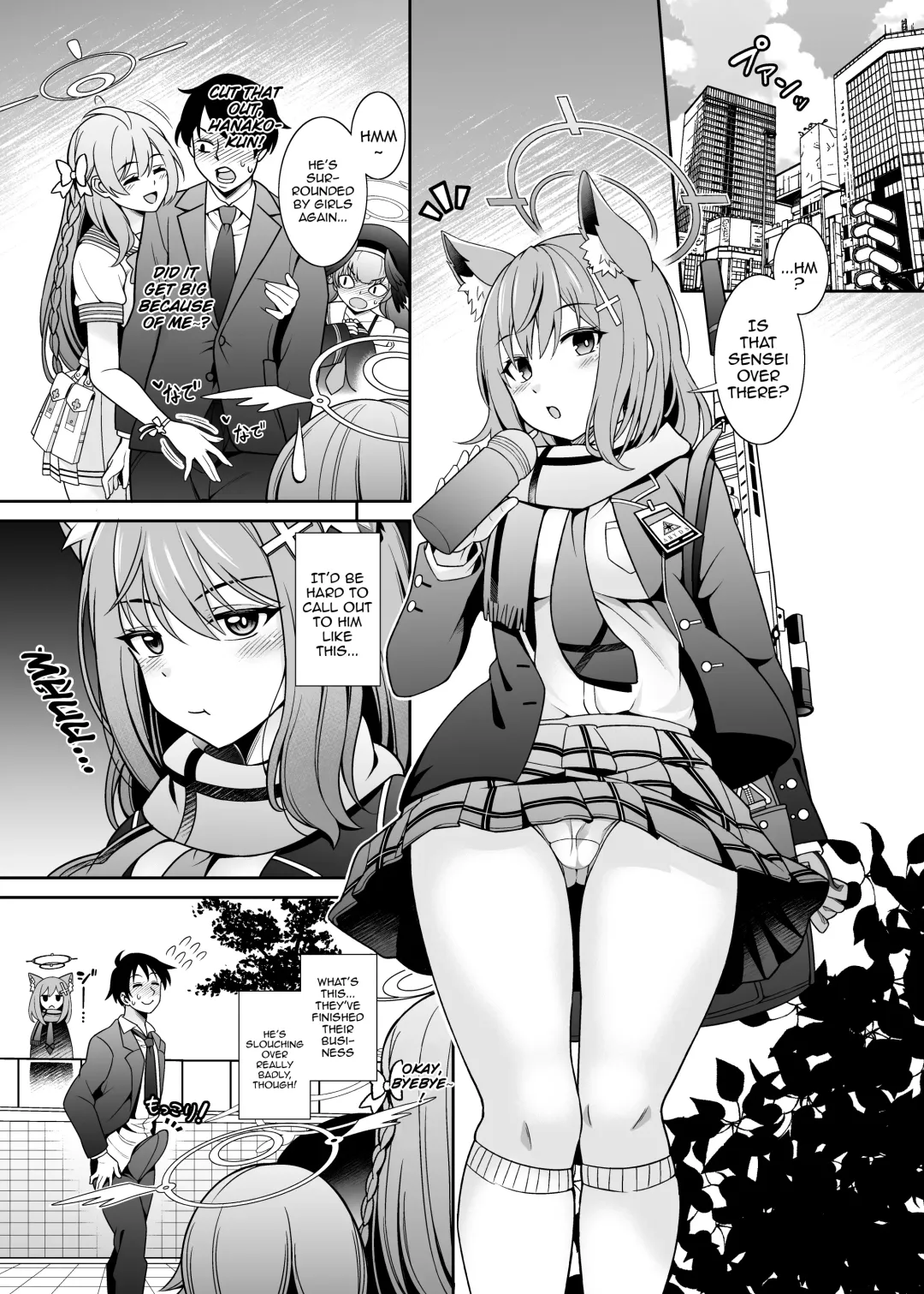 [Shikigami Kuroko] Mn... Ima Nuite Ageru ne Sensei | Mm.., I'll Get You Off Right Now, Sensei Fhentai - Page 3