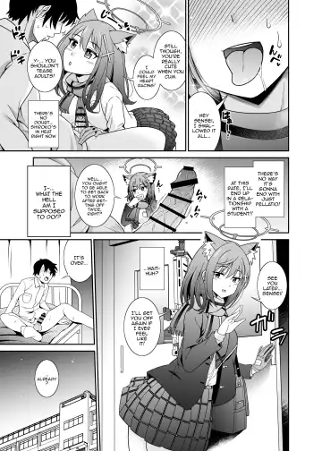 [Shikigami Kuroko] Mn... Ima Nuite Ageru ne Sensei | Mm.., I'll Get You Off Right Now, Sensei Fhentai - Page 9