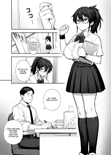[Try] Atarashii Fuuki Iinchou wa Kyonyuu Sugiru Ken 2 | About the New President of the Disciplinary Committee's Huge Tits 2 (decensored) Fhentai - Page 23